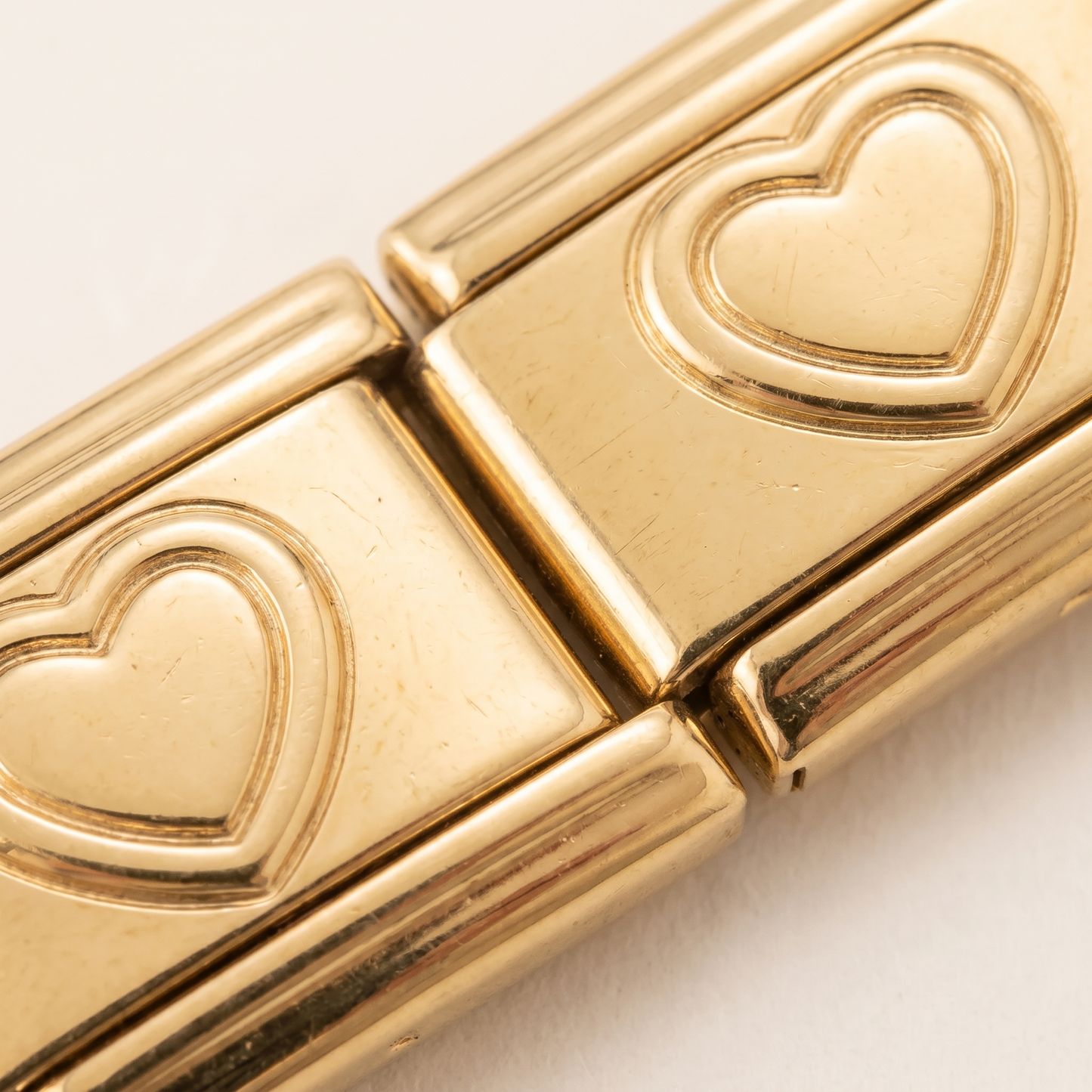 Italian Charm Armband Gold Herz Motiv Edelstahl | NovoCharm