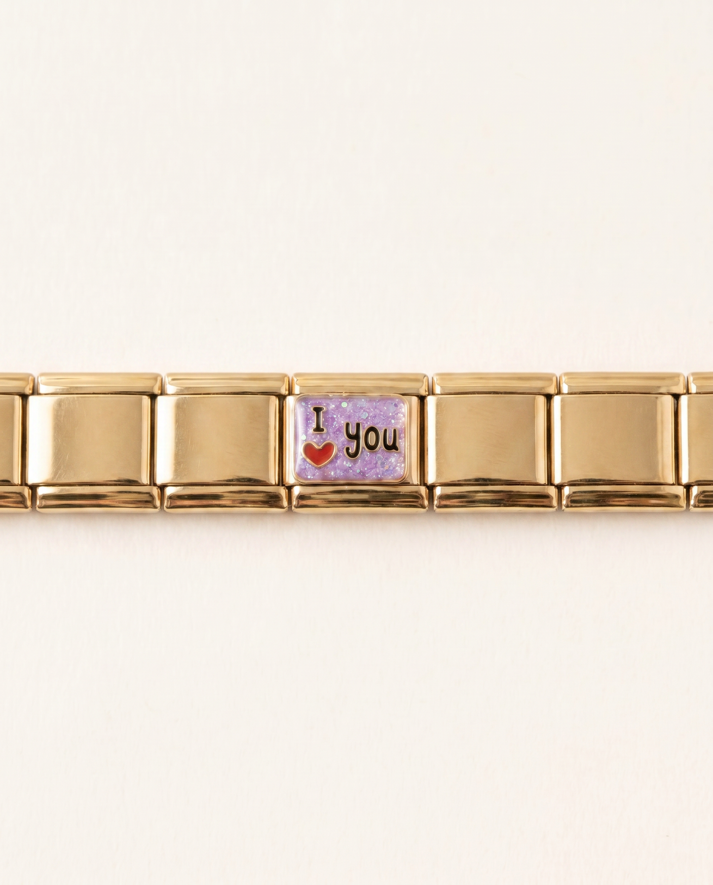 Italian Charm I Love You Schriftzug Romantik | NovoCharm