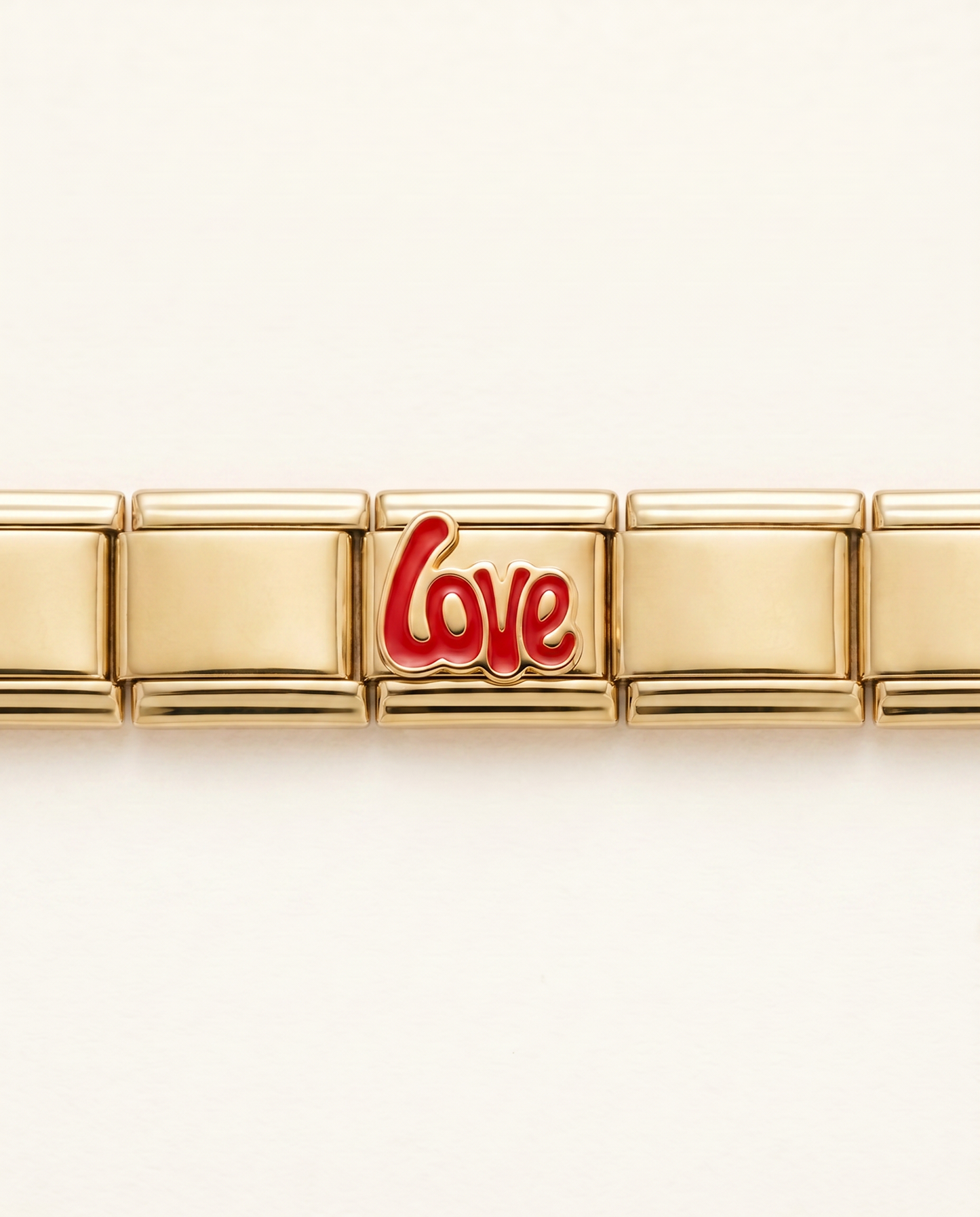 Italian Charm Love Glitzer Statement | NovoCharm