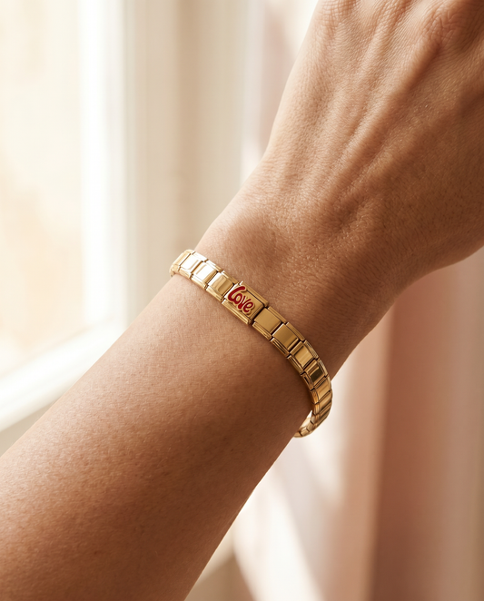 Italian Charm Love Glitzer Statement | NovoCharm