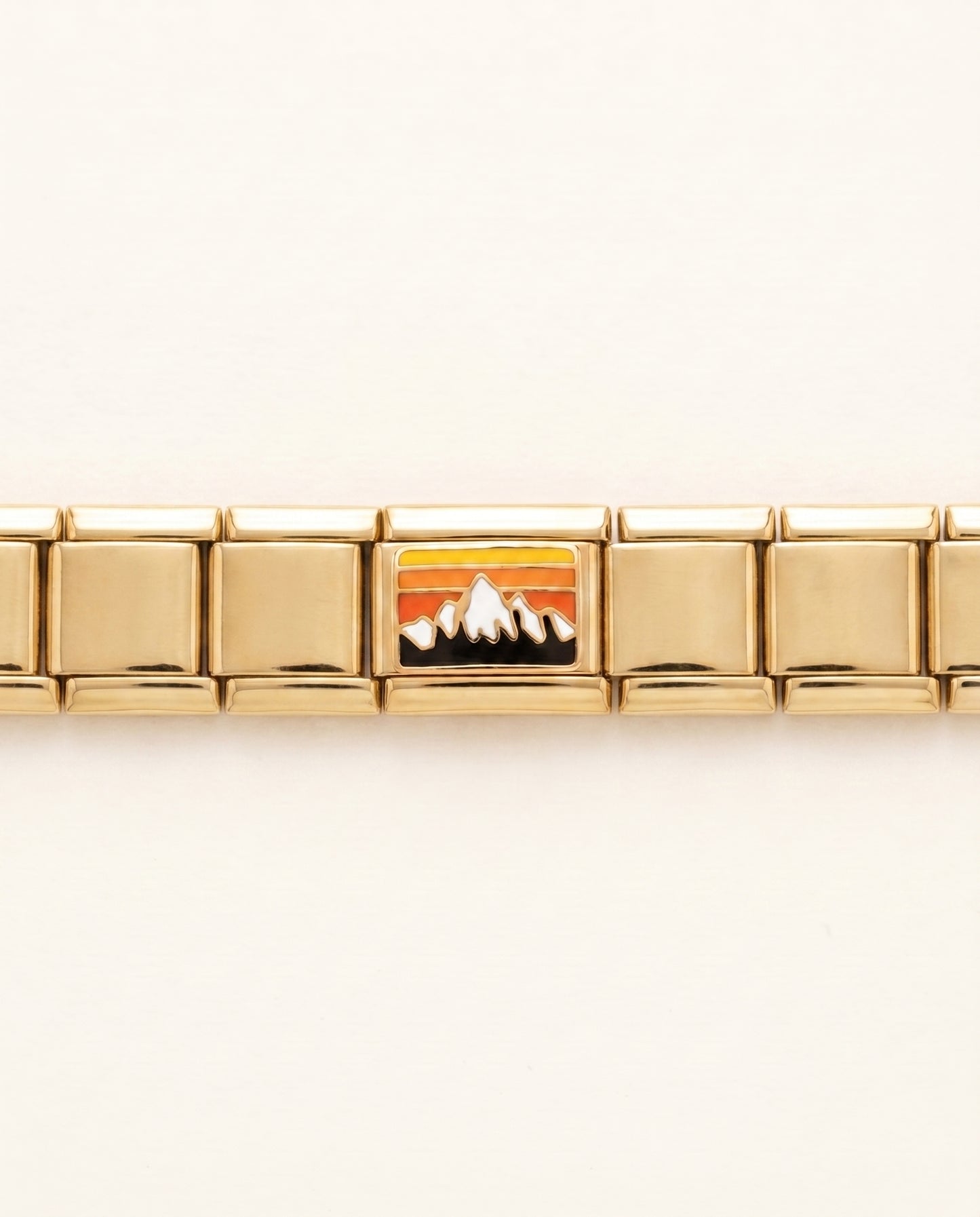 Italian Charm Berge Sonnenuntergang Outdoor Emaille | NovoCharm