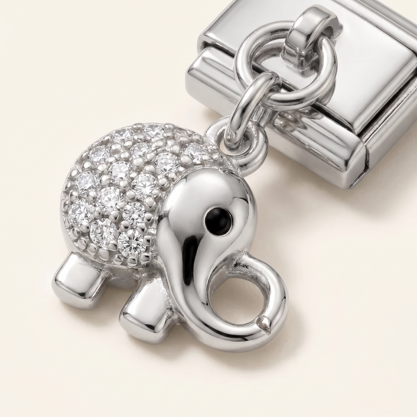 Italian Charm Elefant Anhänger Weisheit Glücksbringer | NovoCharm