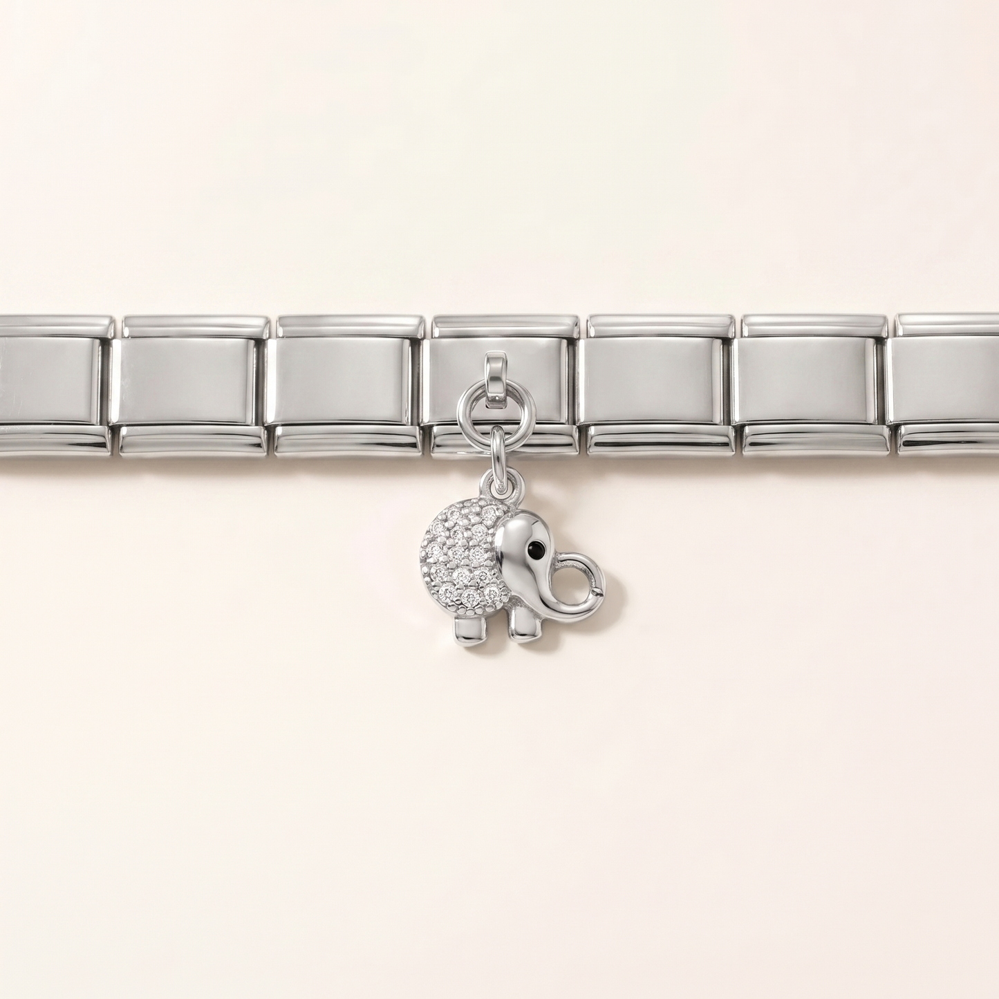 Italian Charm Elefant Anhänger Weisheit Glücksbringer | NovoCharm