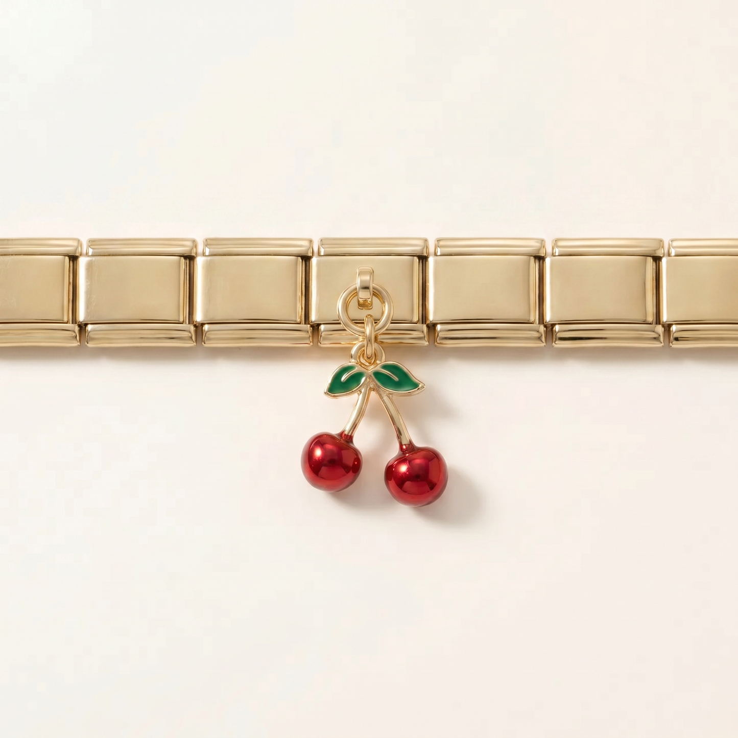 Italian Charm Kirschen Anhänger Retro Rockabilly | NovoCharm