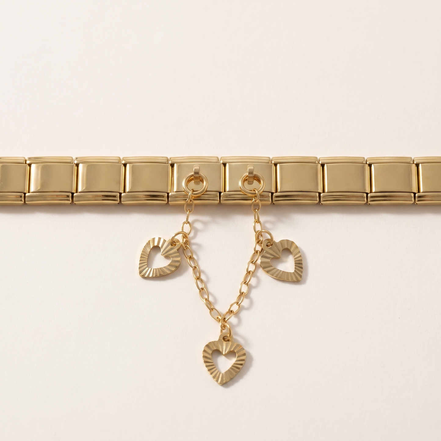 Italian Charm Doppel Herz Romantisches Centerpiece | NovoCharm