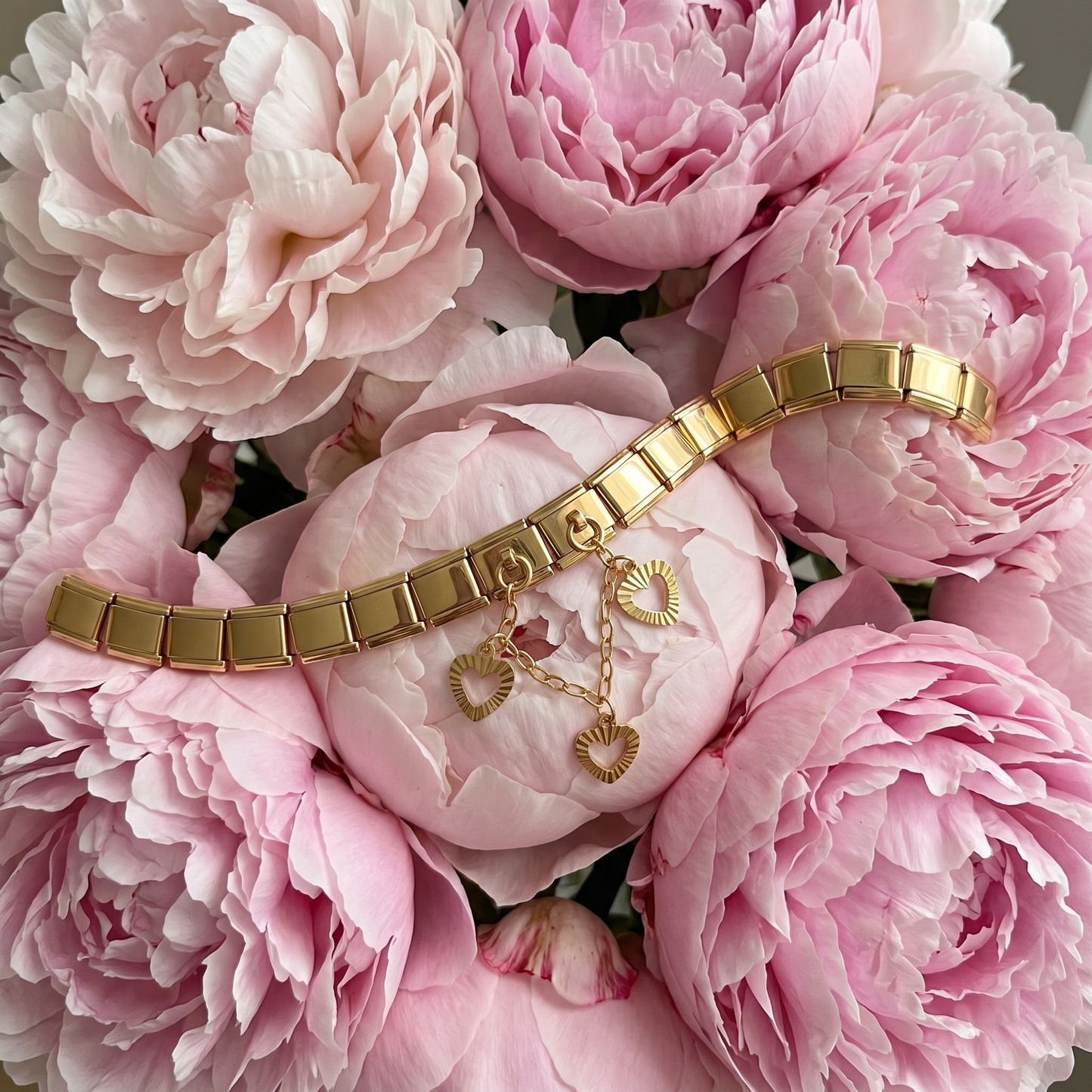Italian Charm Doppel Herz Romantisches Centerpiece | NovoCharm