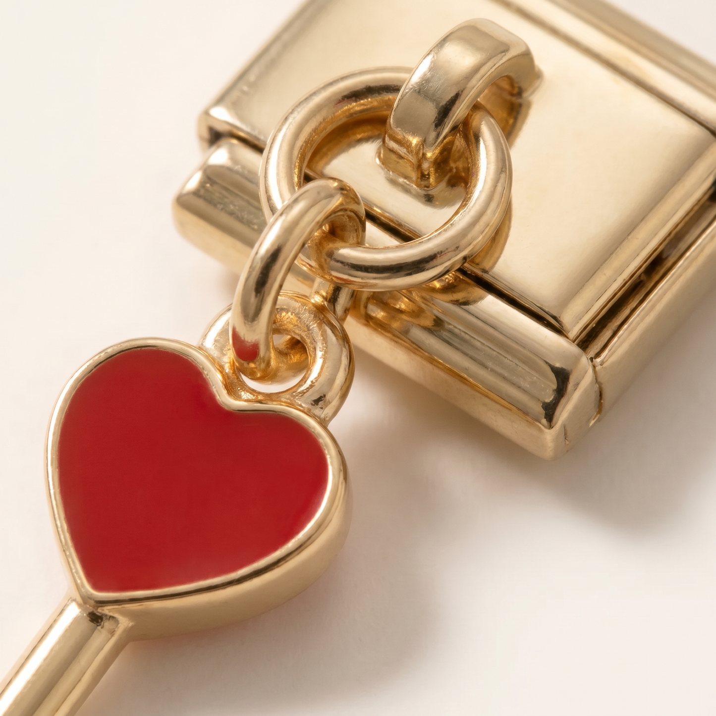 Italian Charm Liebes Schlüssel Romantischer Dangle | NovoCharm