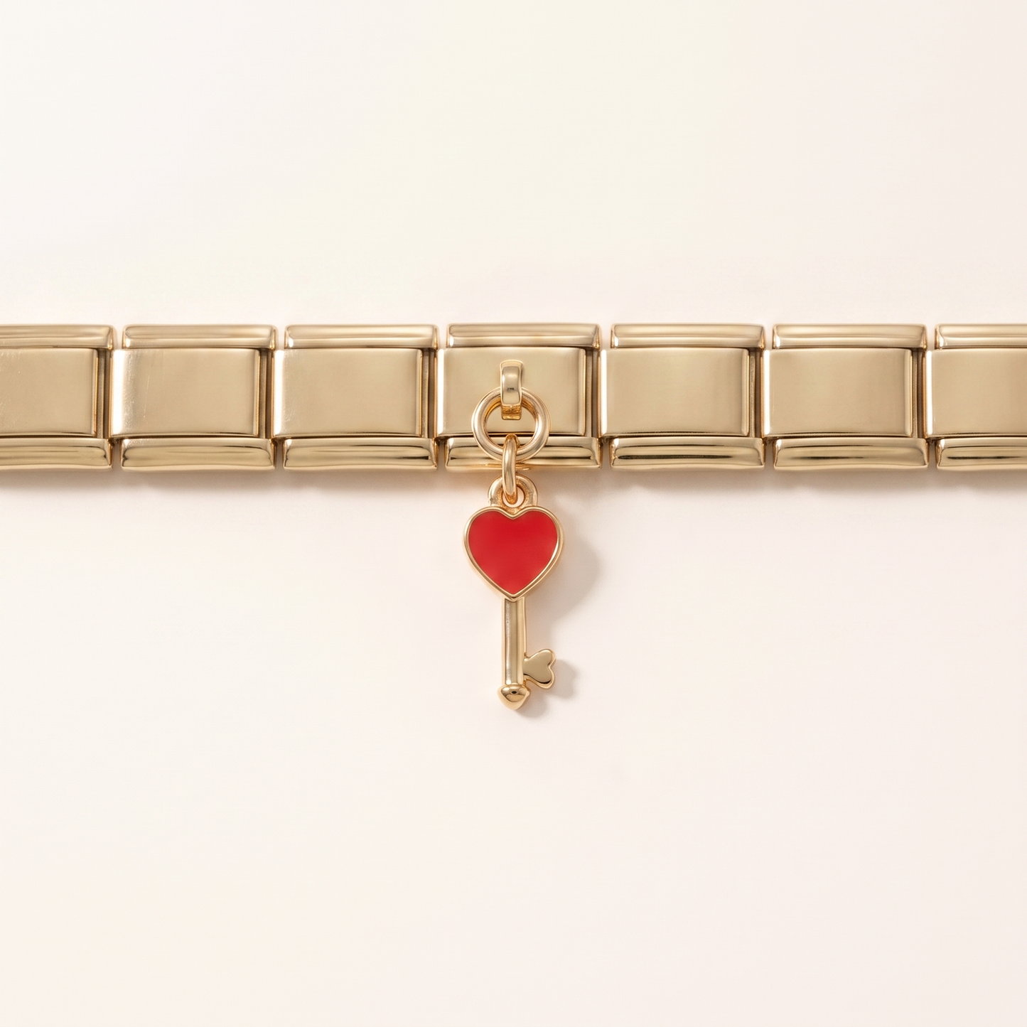 Italian Charm Liebes Schlüssel Romantischer Dangle | NovoCharm