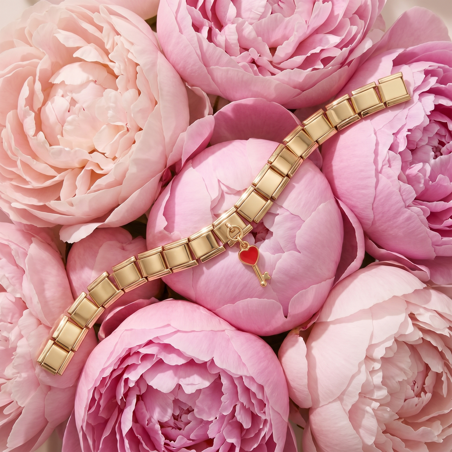 Italian Charm Liebes Schlüssel Romantischer Dangle | NovoCharm