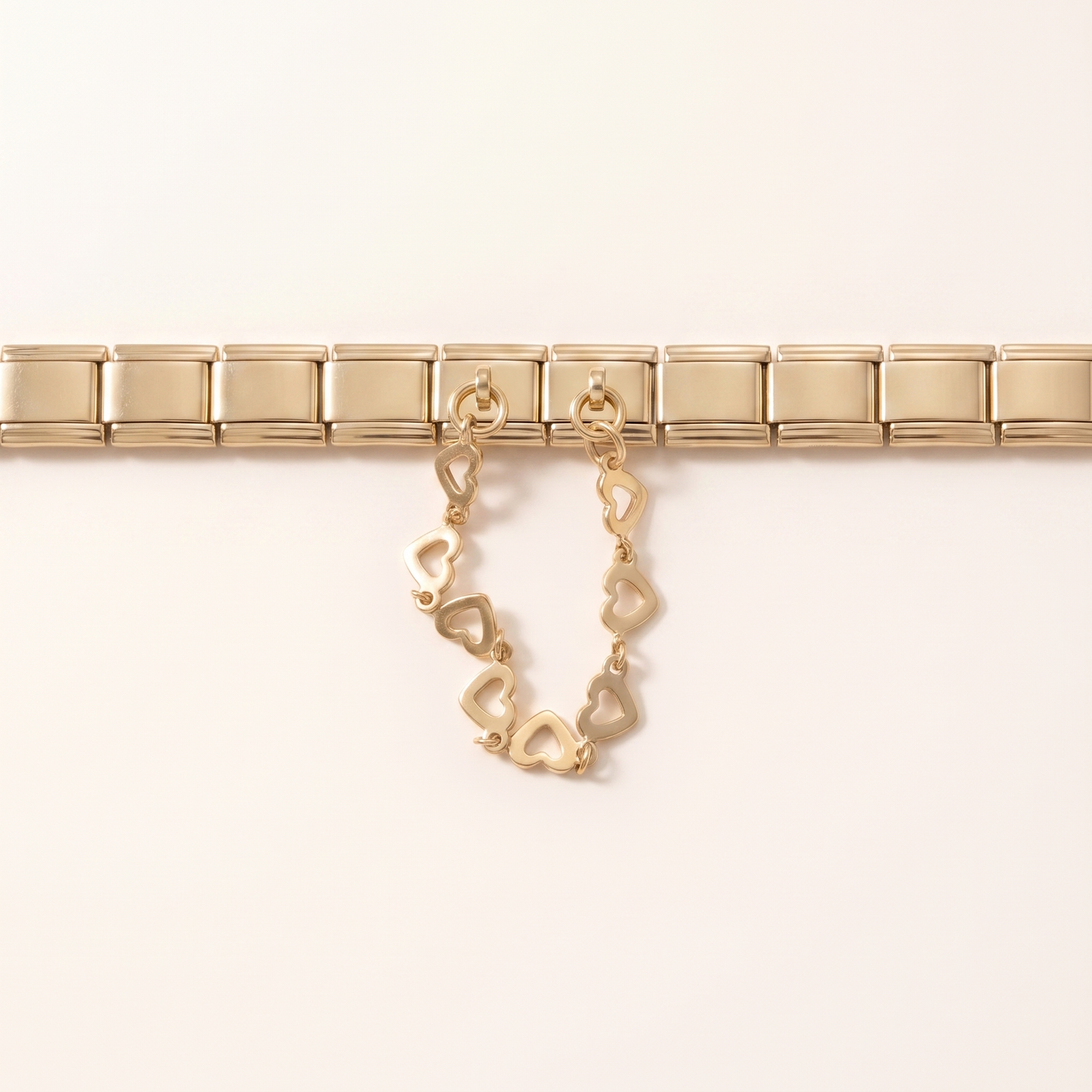 Italian Charm Doppelcharm Doppelherz Verschlungene Liebe | NovoCharm