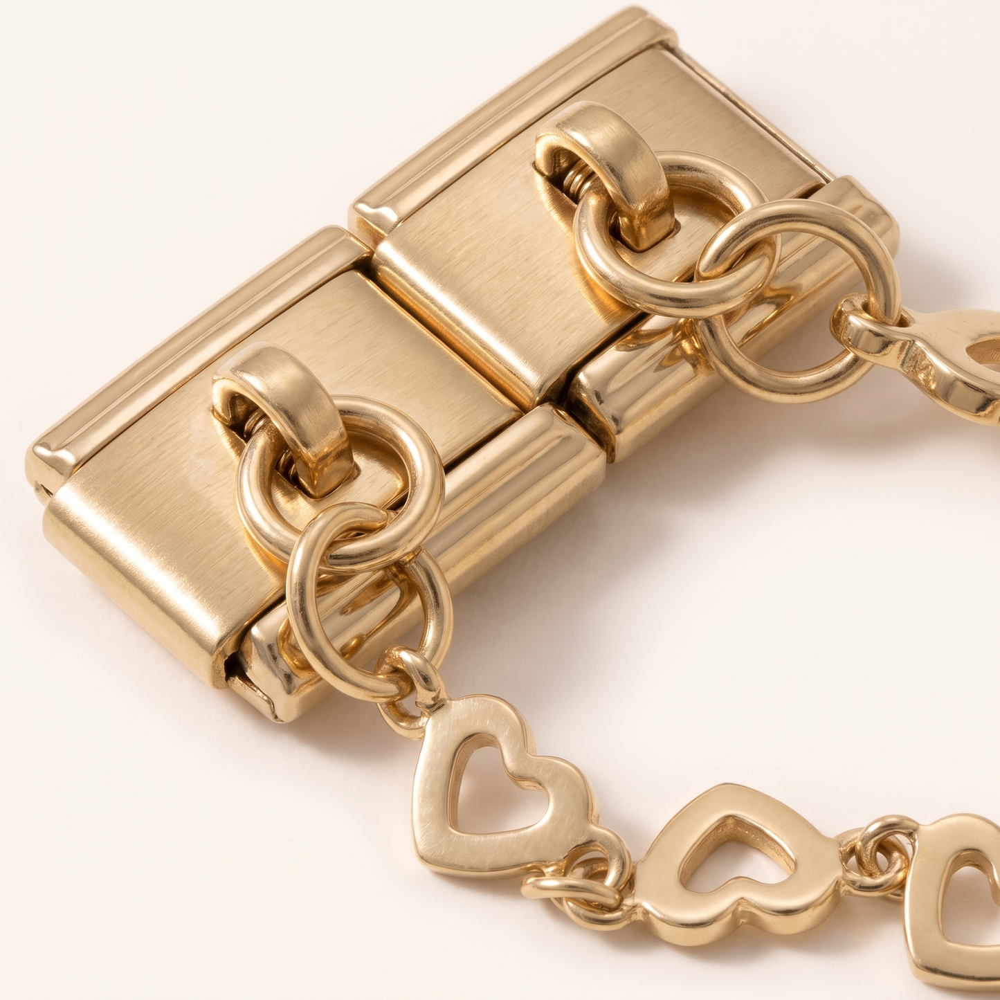 Italian Charm Doppelcharm Doppelherz Verschlungene Liebe | NovoCharm