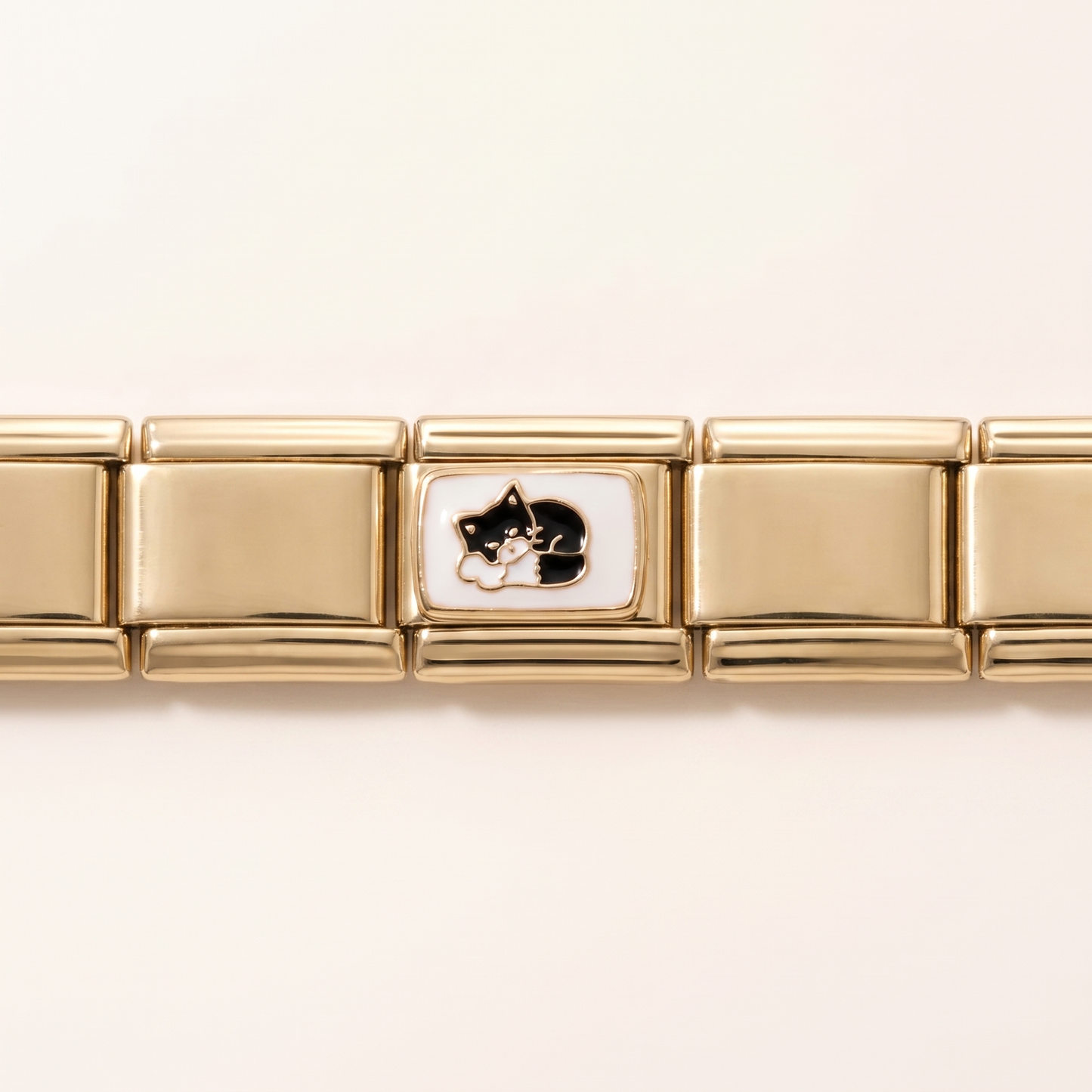 Italian Charm Katze Silhouette Cat Lover | NovoCharm