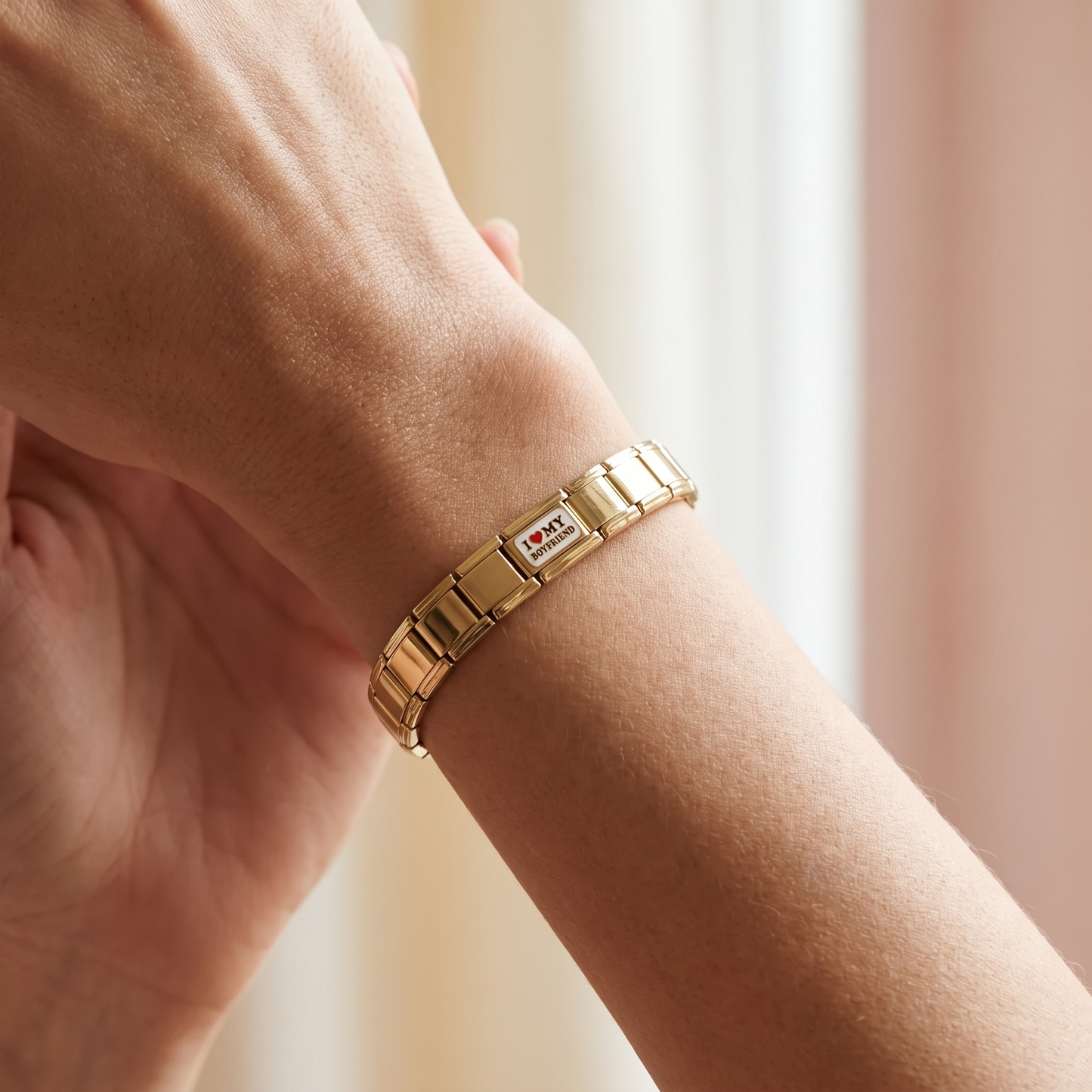 Italian Charm I Love My Boyfriend Statement | NovoCharm