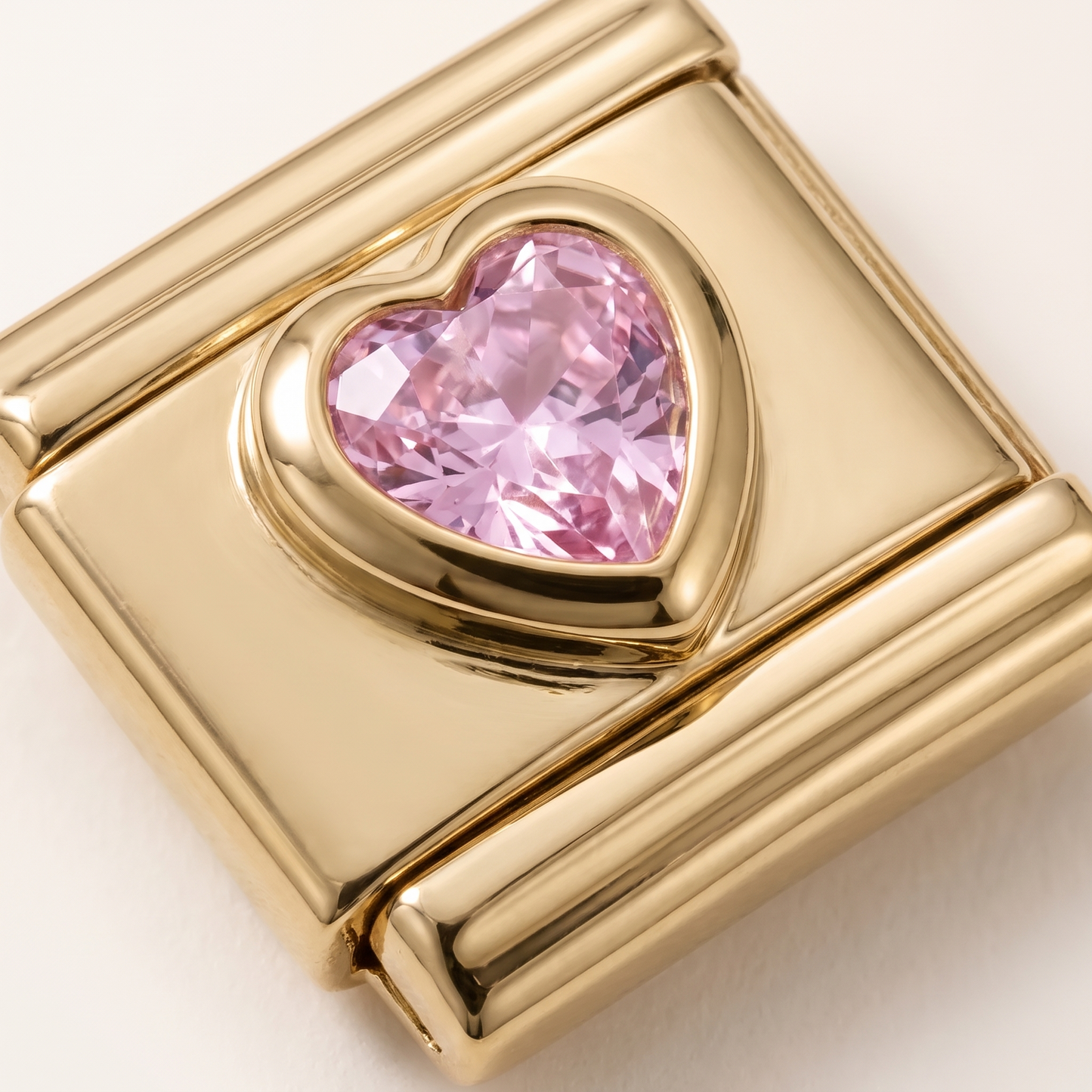 Italian Charm Pinkes Herz Pink Heart Romantik | NovoCharm