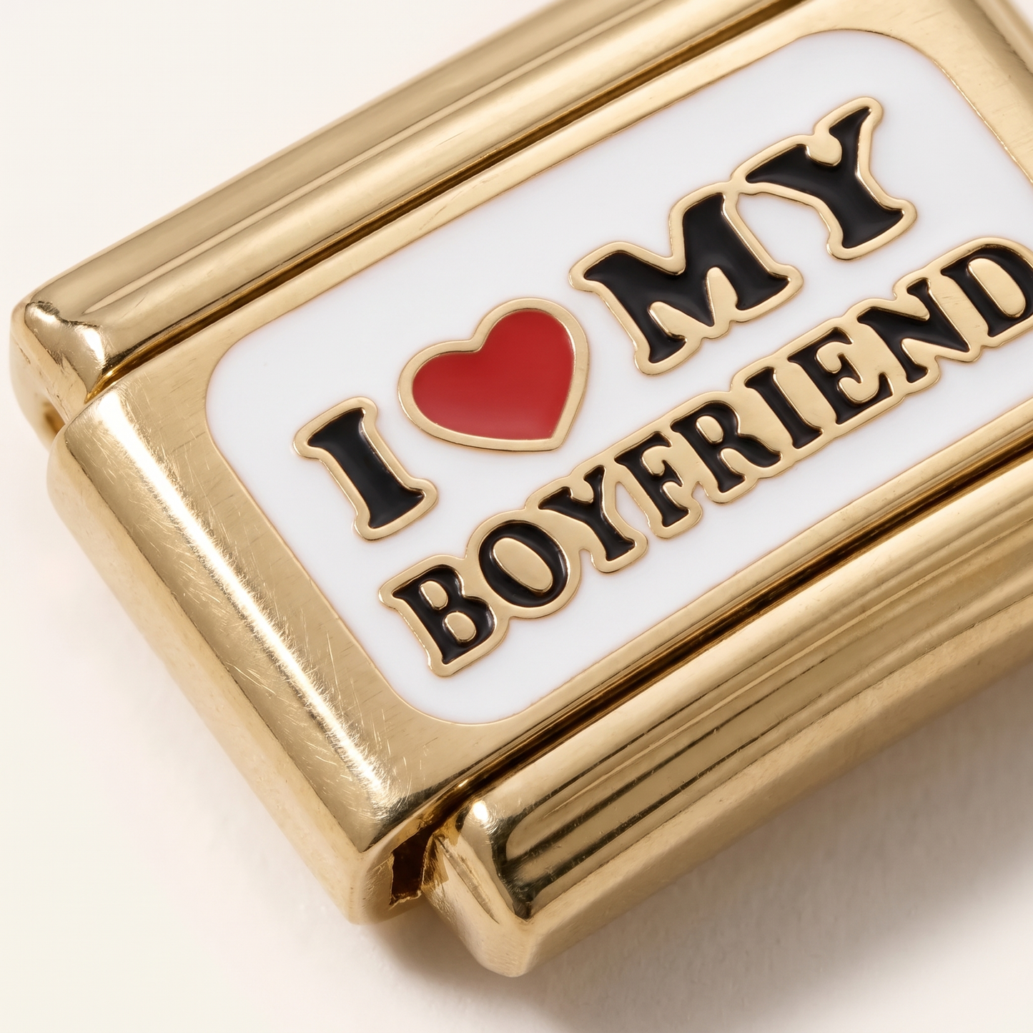 Italian Charm I Love My Boyfriend Statement | NovoCharm