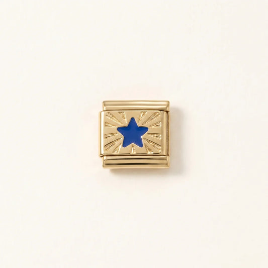 Italian Charm Blauer Stern Astronomie Color | NovoCharm