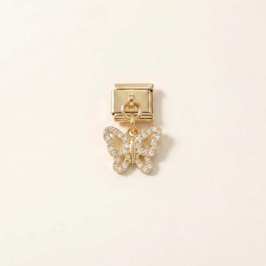 Italian Charm Schmetterling II Anhänger Butterfly Variante | NovoCharm