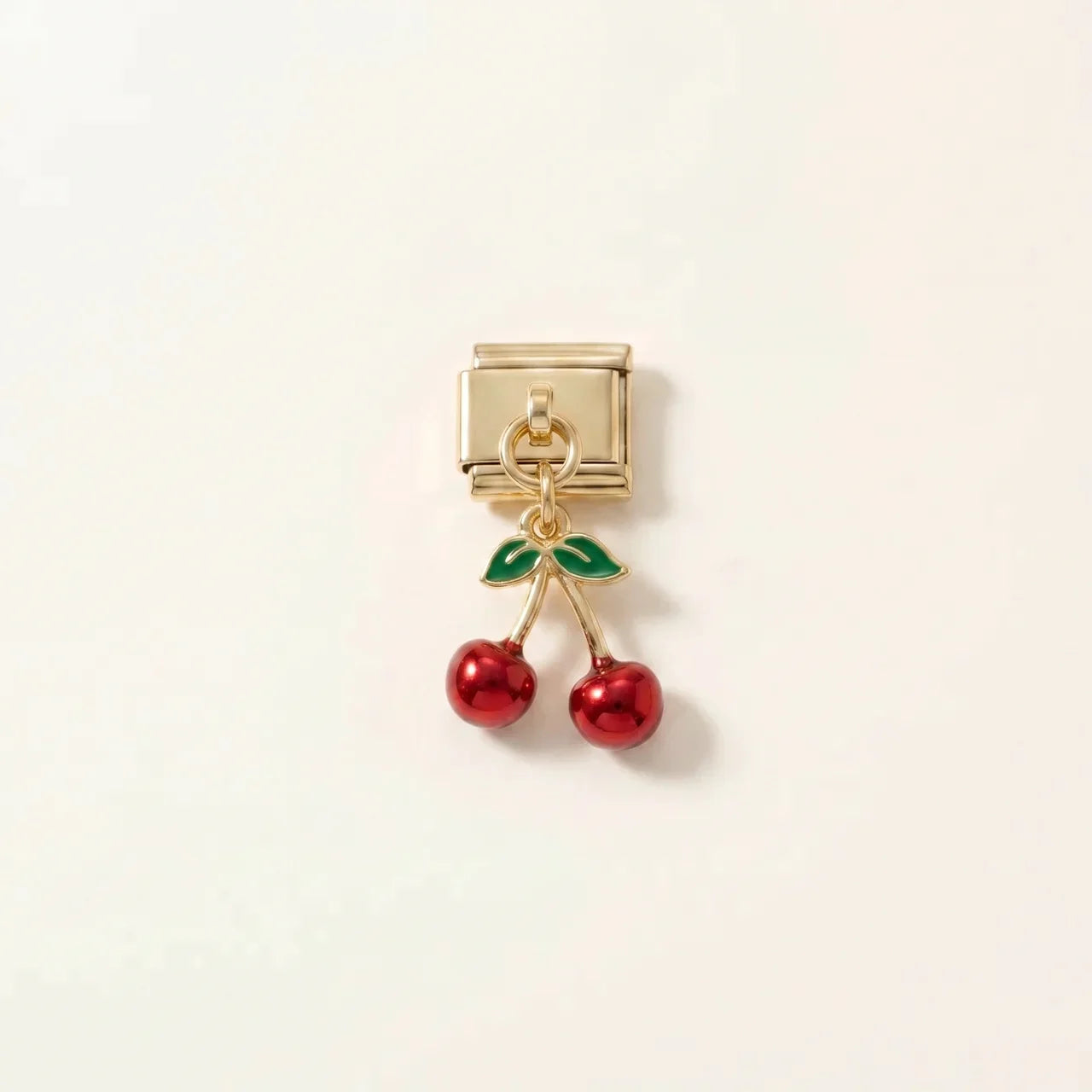 Italian Charm Kirschen Anhänger Retro Rockabilly | NovoCharm