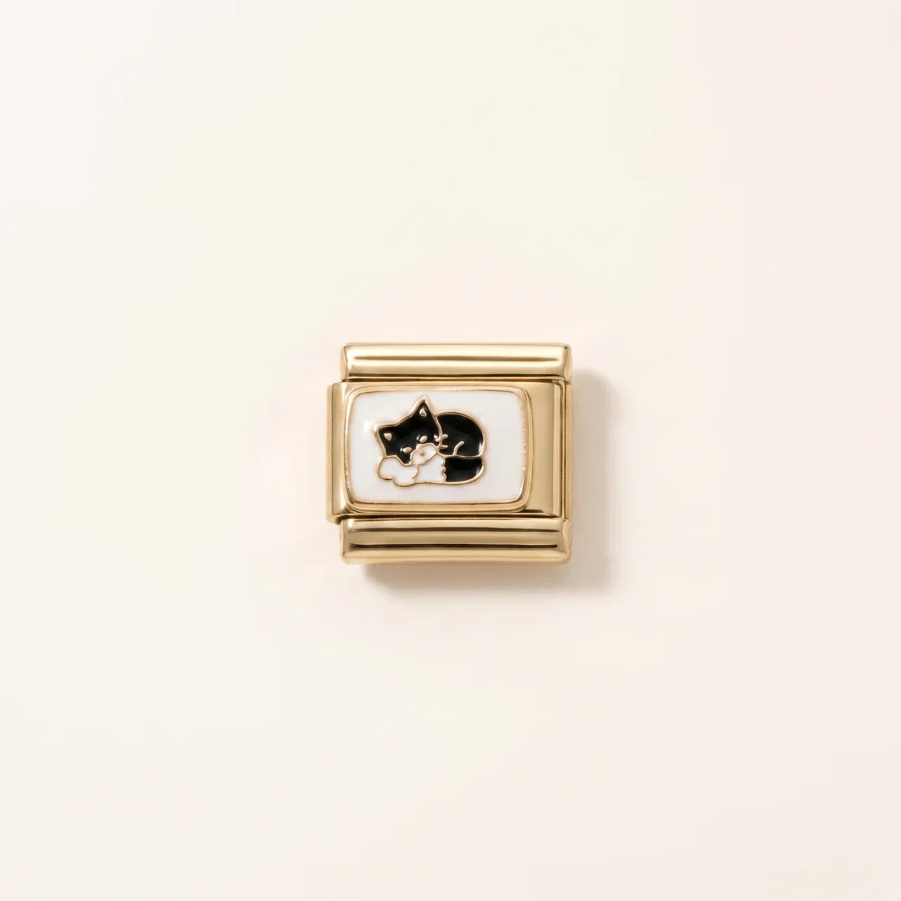 Italian Charm Katze Silhouette Cat Lover | NovoCharm