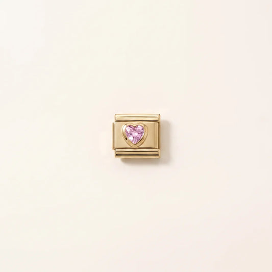 Italian Charm Pinkes Herz Pink Heart Romantik | NovoCharm