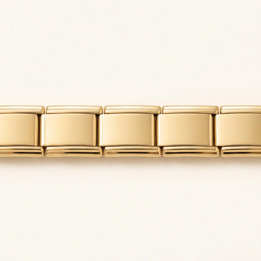 Italian Charm Armband Gold Basis Edelstahl | NovoCharm